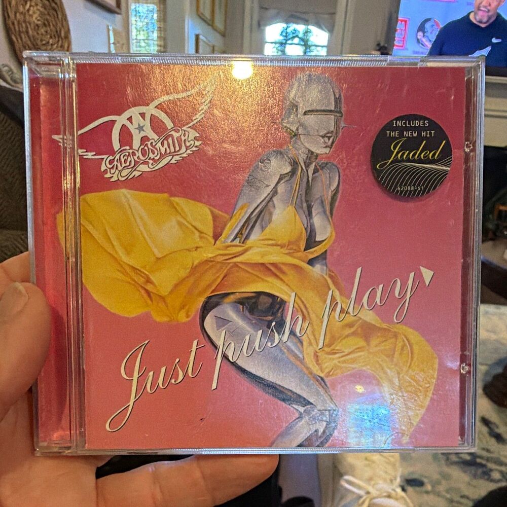 Aerosmith Just Push Play CD 2001 Rock Album Columbia Records Jewel Case
